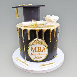 Graduation Gold Cakes