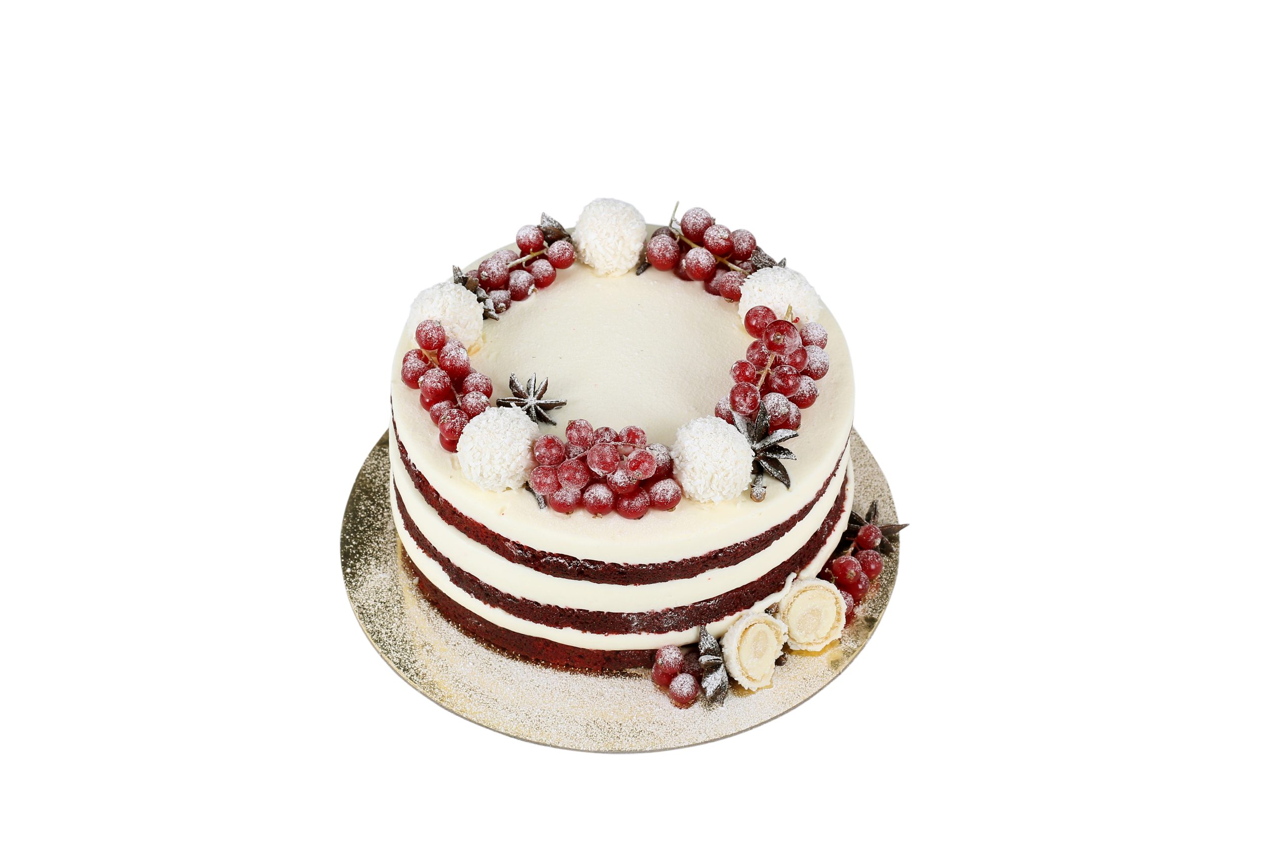 Red Velvet Snow Cake