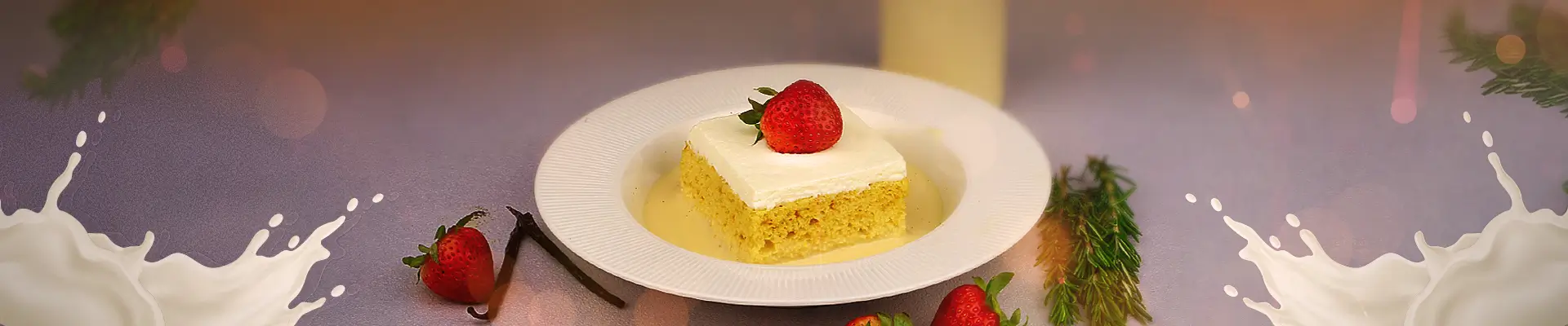 Saffron Milk Cake