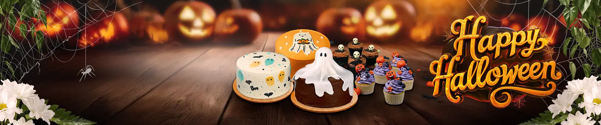 Assorted Halloween Cupcakes