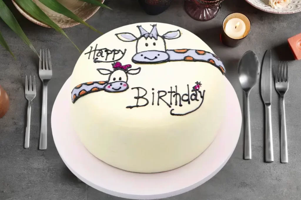 Madagascar Giraffe Cake