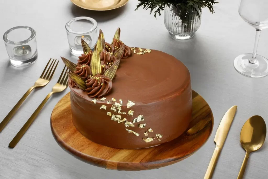 Chocolate Goldleaf Cake
