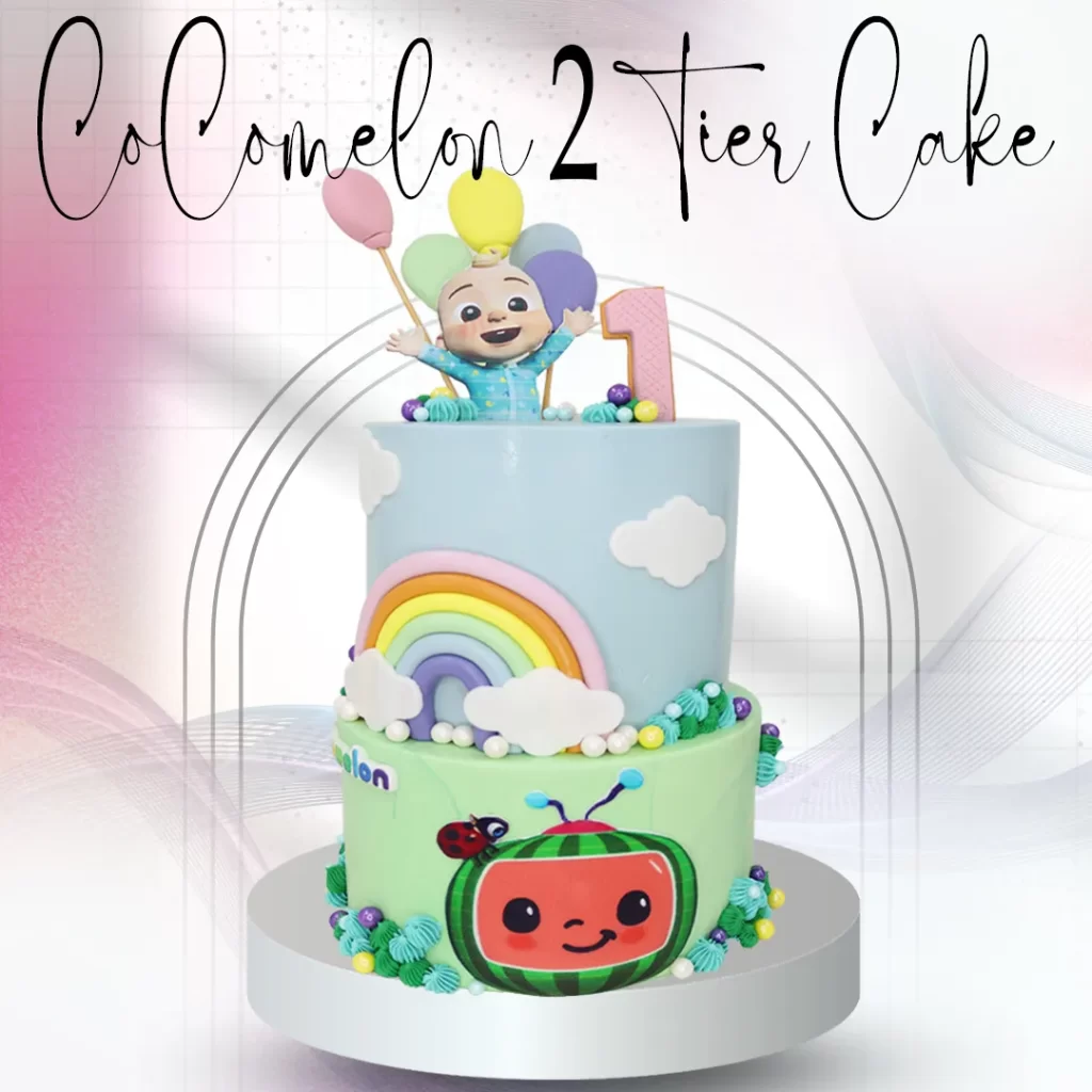 CoComelon 2 tier Cake