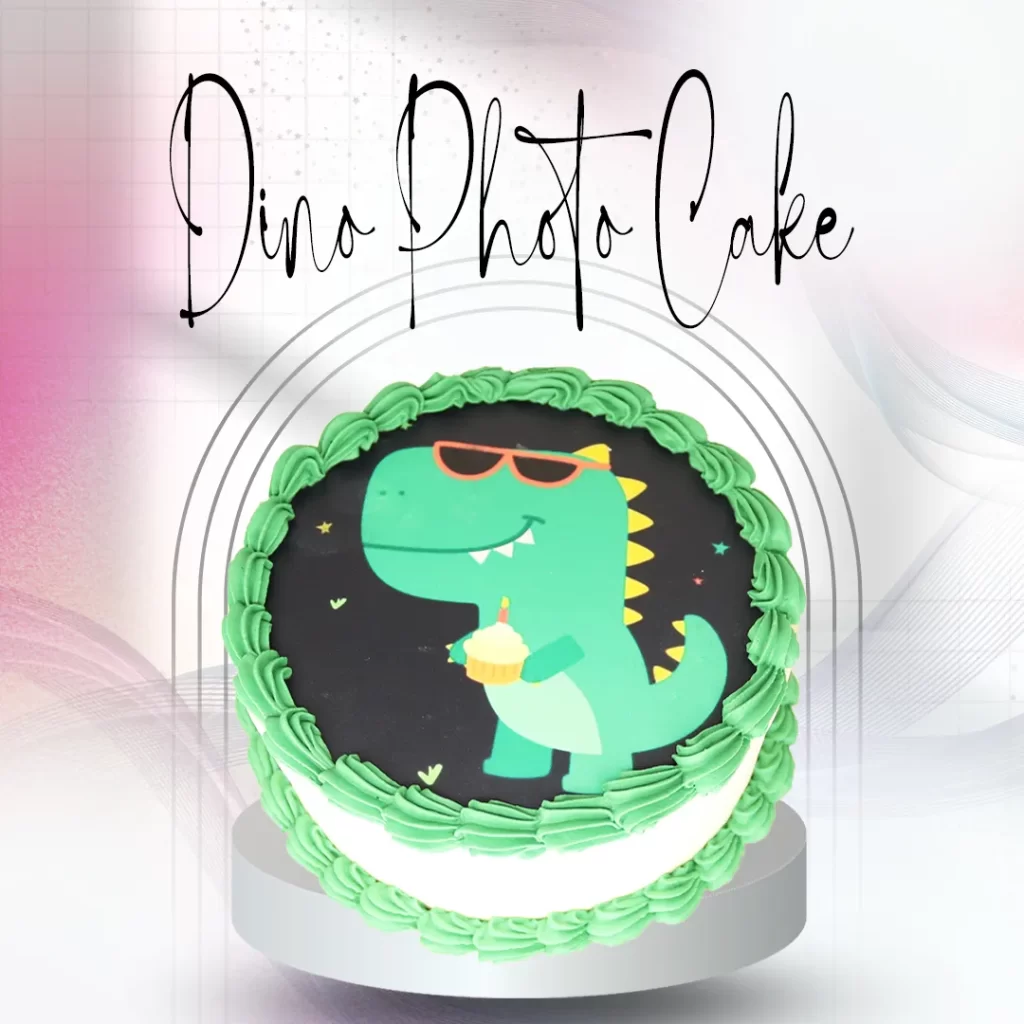 Dino Photo Cake