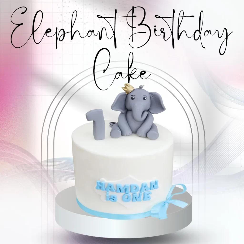 Elephant Birthday Cake