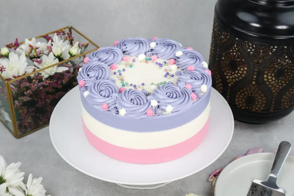 Lavender Flower Cake