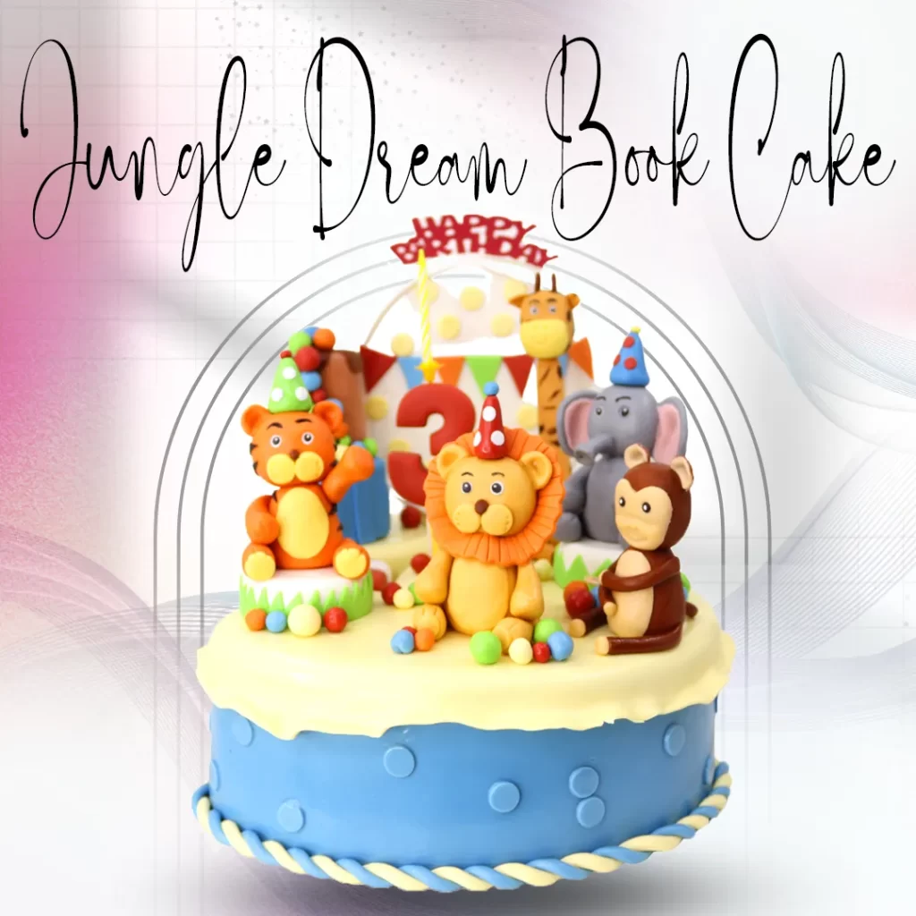 Jungle Dream Book Cake