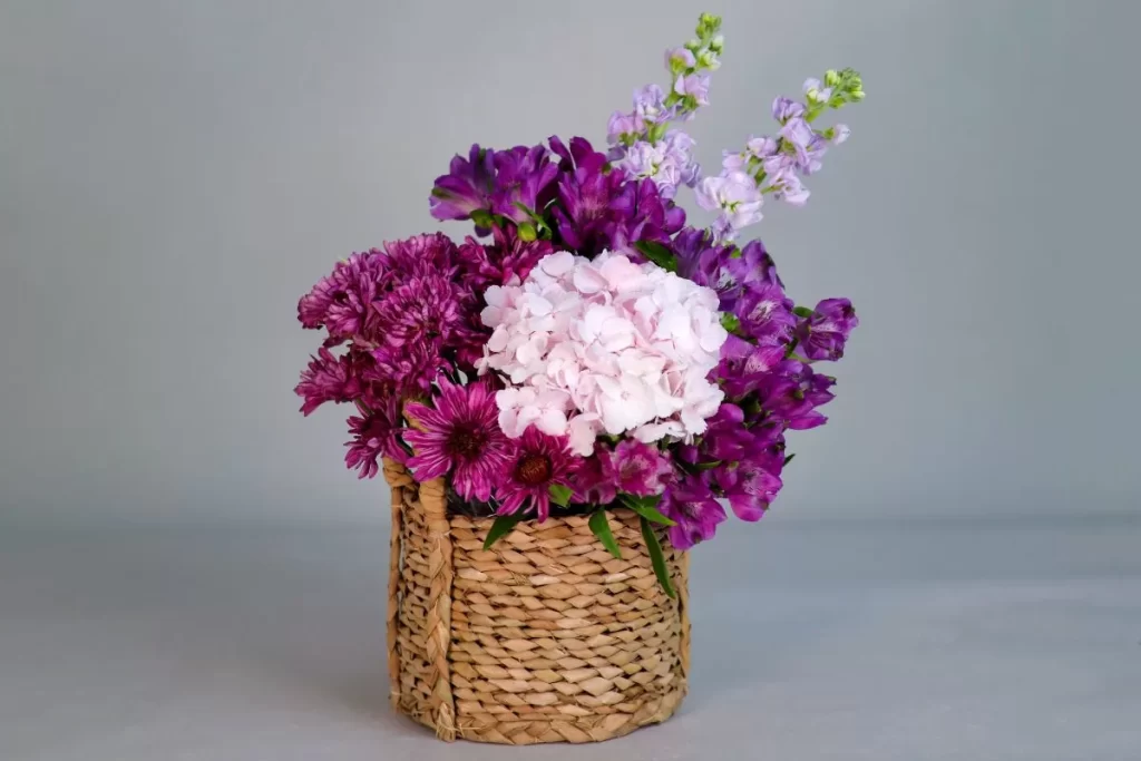 Lilac Blush Basket
