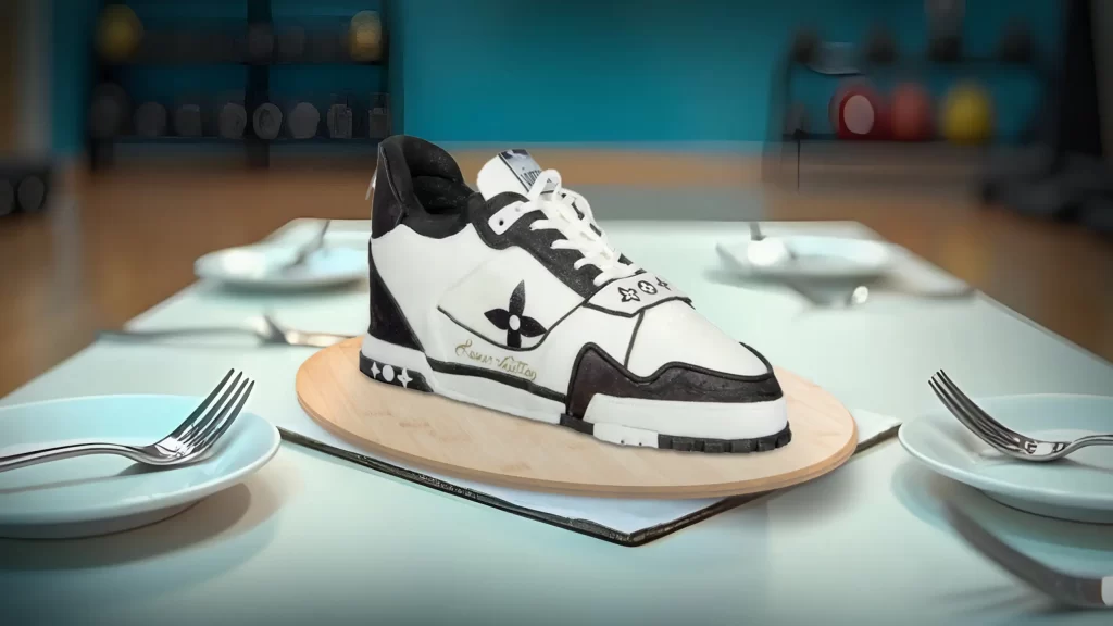 Louis Vuitton Shoe Cake