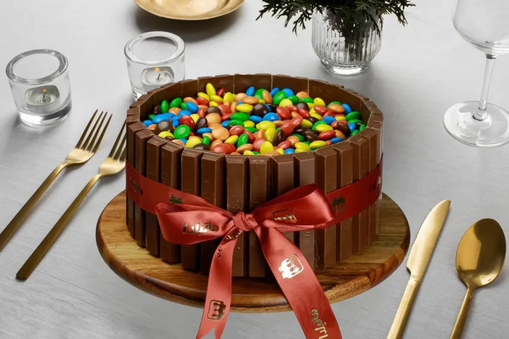 M&M Chocolate Cake