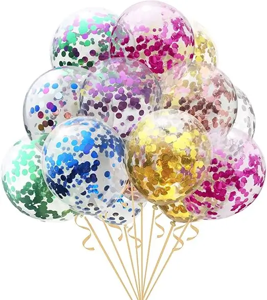 Mix Color 12″ 12pcs Filled With Helium