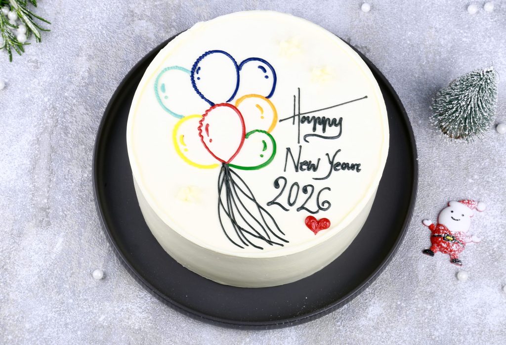 Balloon New Year Cake
