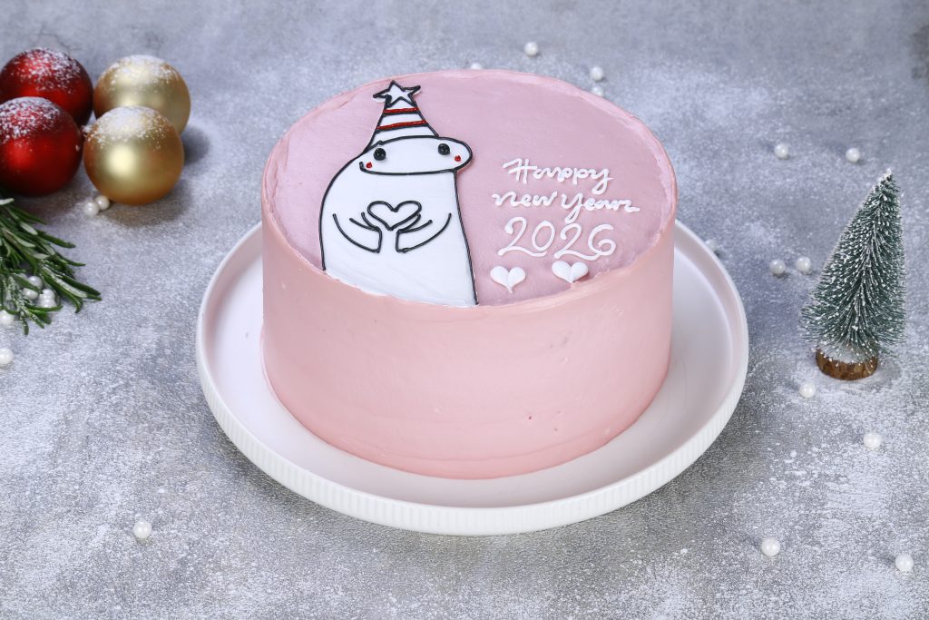 Flork Meme New Year Cake - Image 2