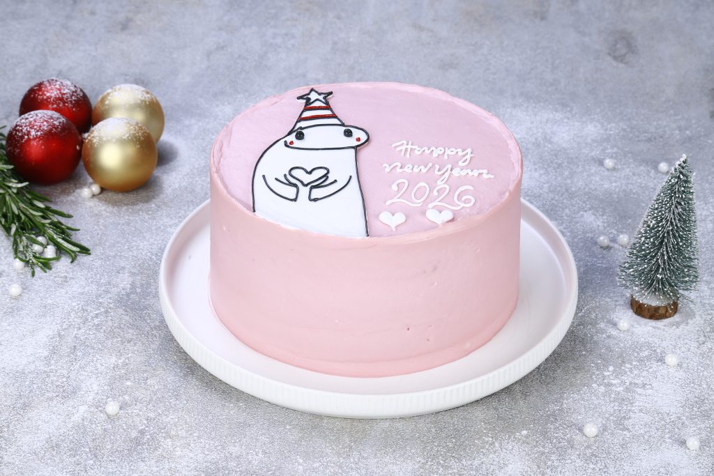 Flork Meme New Year Cake - Image 3