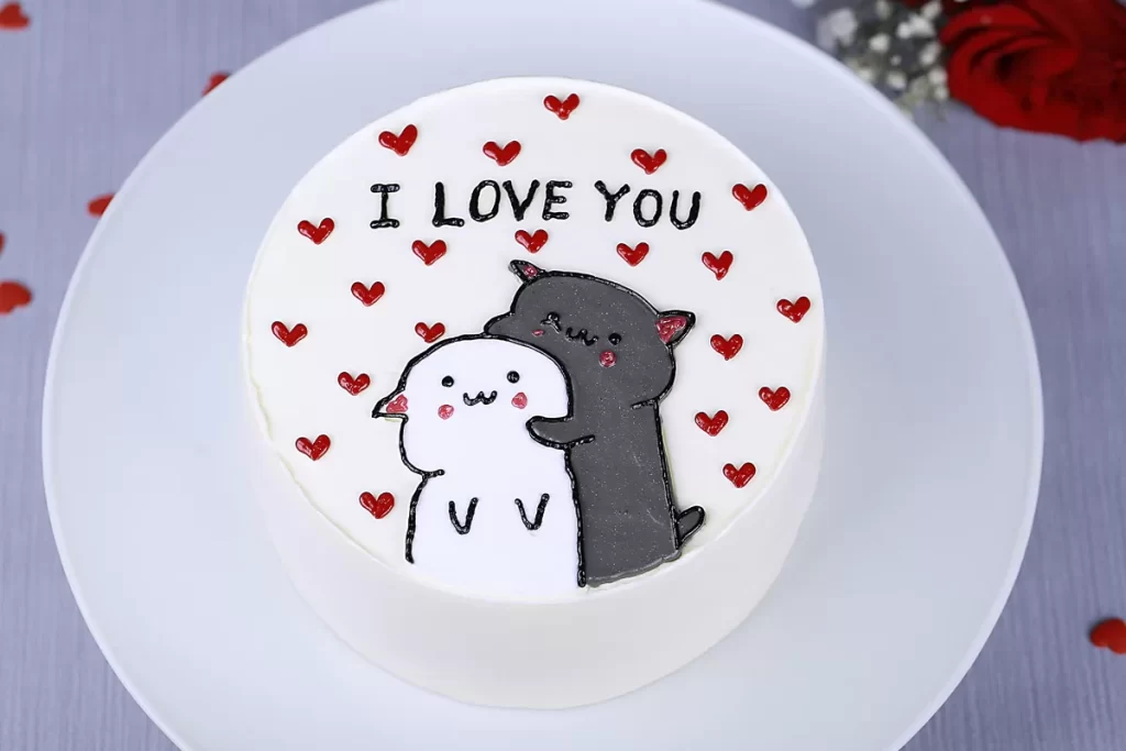 Togetherness Cat Cake