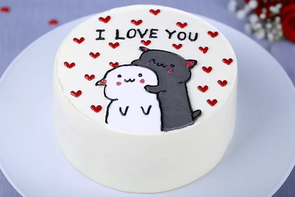 Togetherness Cat Cake - Image 3