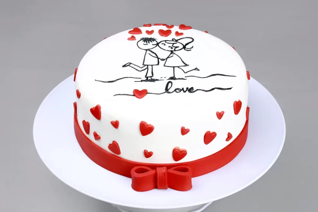 Layla & Qais Cake - Image 2