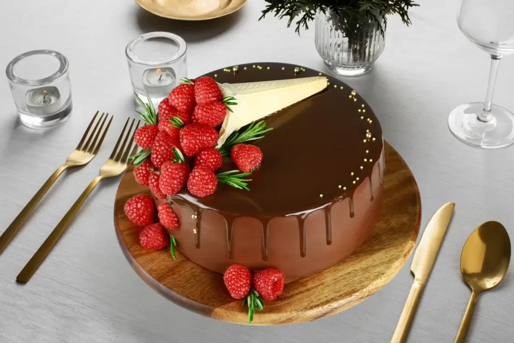 Raspberry Chocolate Cake