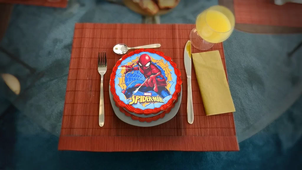 Spiderman Photo Cake