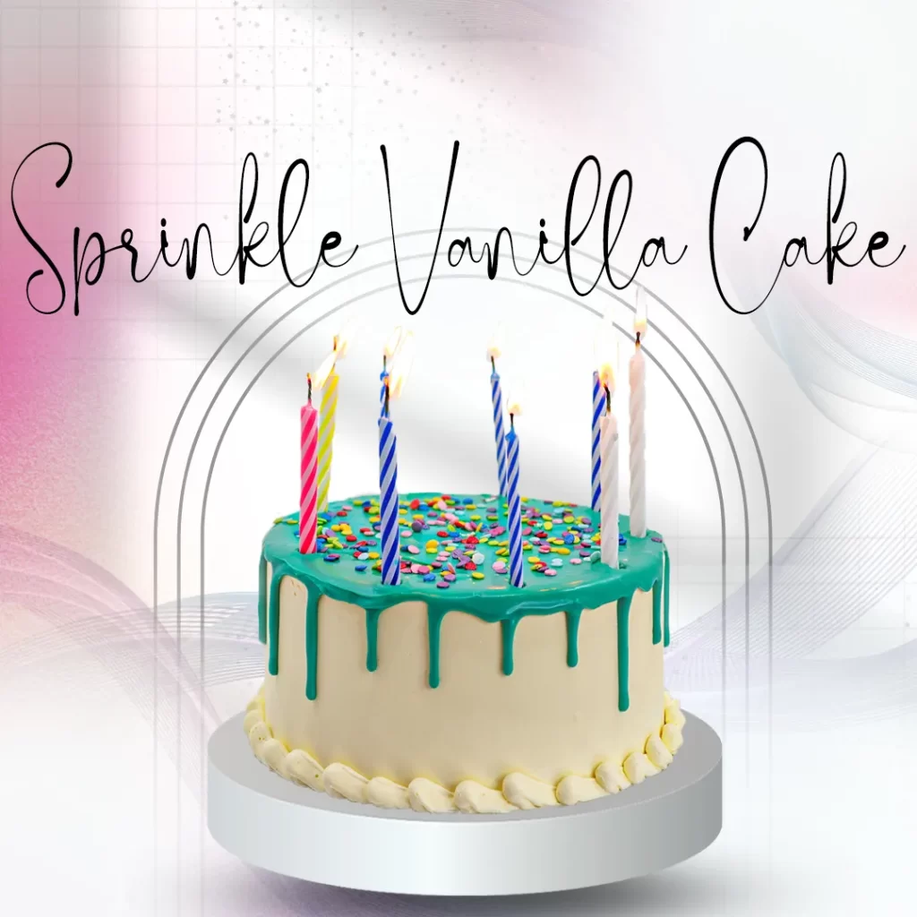 Sprinkle Vanilla Cake