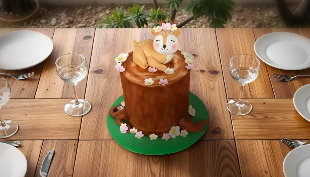 Woodland Deer Cake