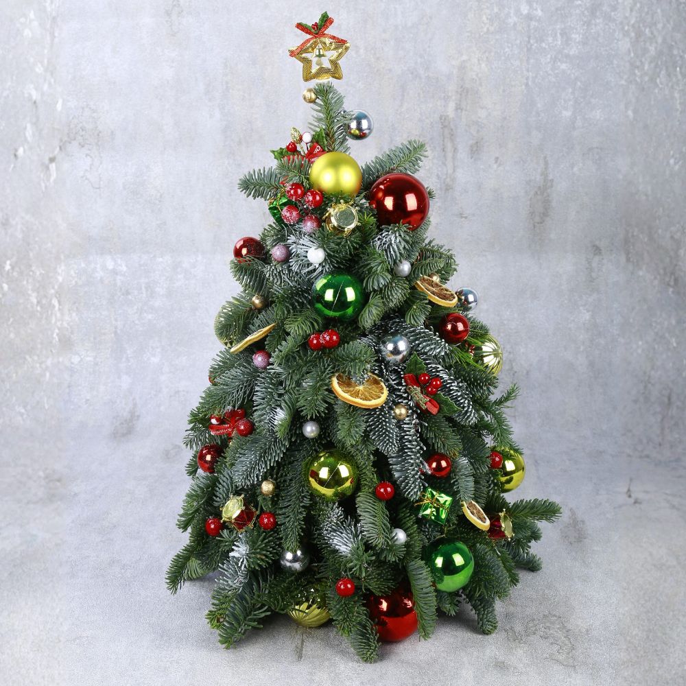 Festive Evergreen Mini Tree Dubai (Decorated)