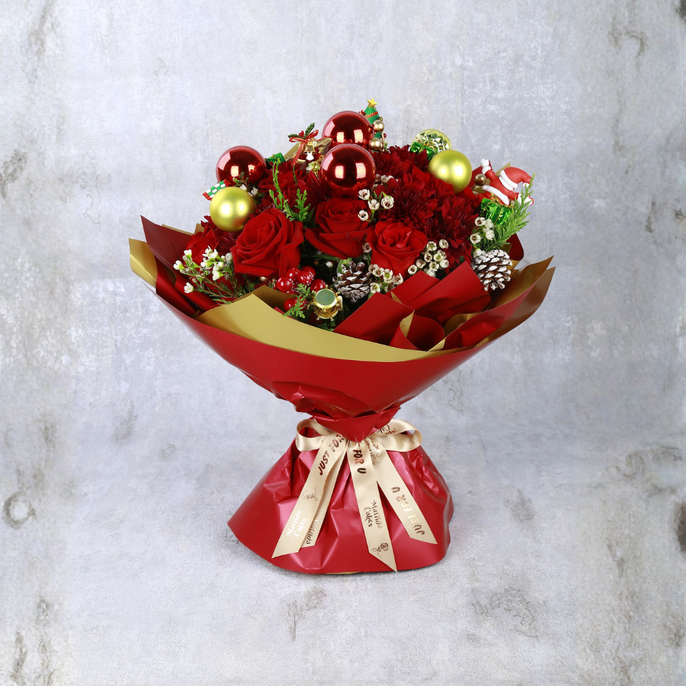 Luxury Holiday Red Bouquet Dubai (21 Pcs)