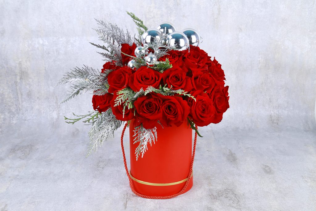 X'Mas Red Snow Flower