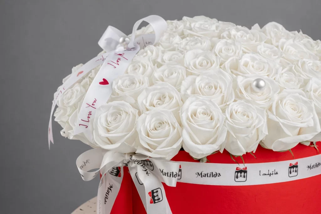 White Rose Heart Box - Image 2